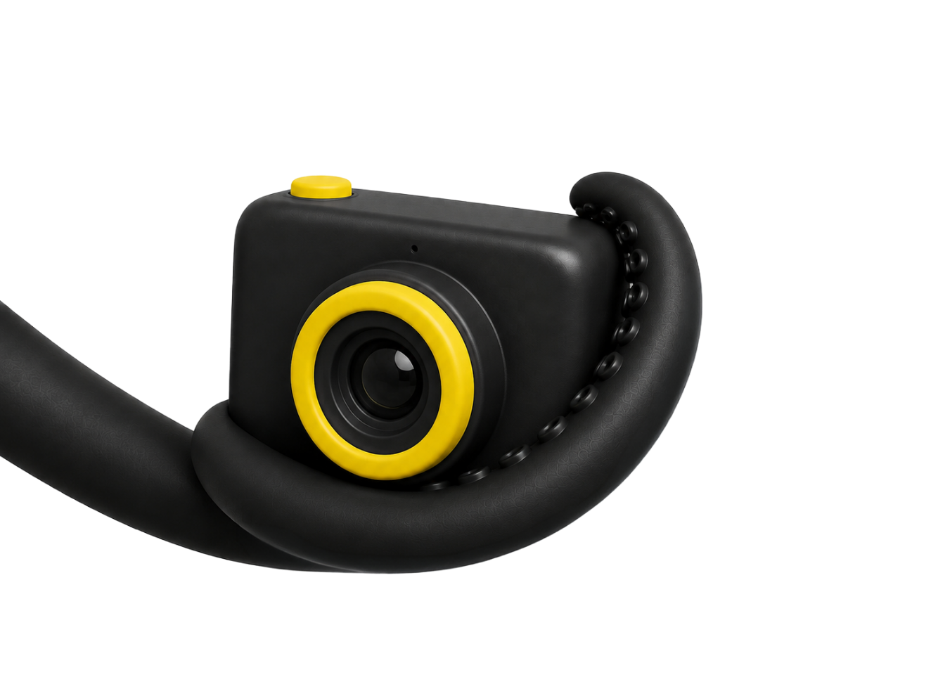 Grippi met een camera
